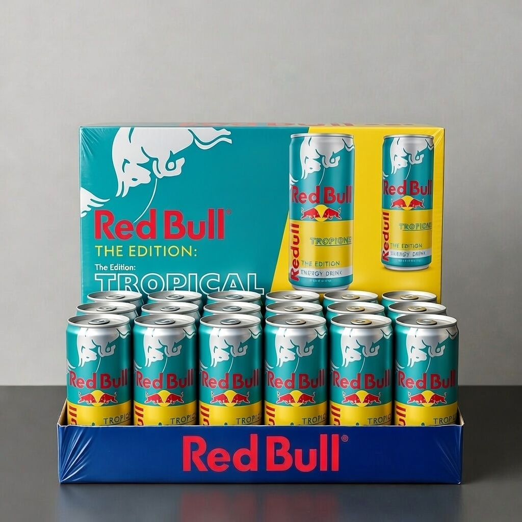 24 can case of Red Bull Energy Drink The Edition: Tropical 