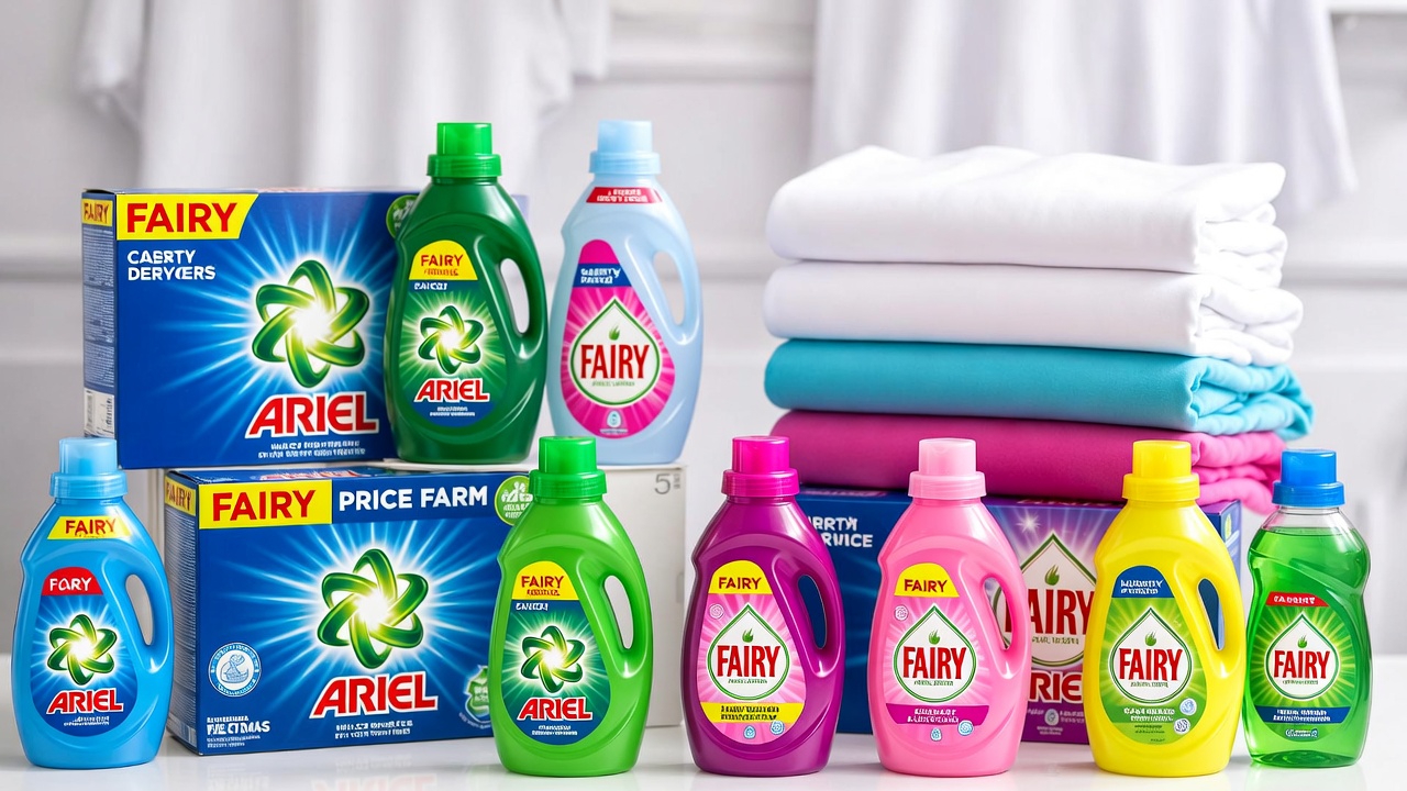 Discover Ariel & Fairy Detergents: All Varieties